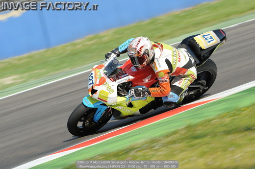 2008-05-11 Monza 0870 Supersport - Robbin Harms - Honda CBR600RR